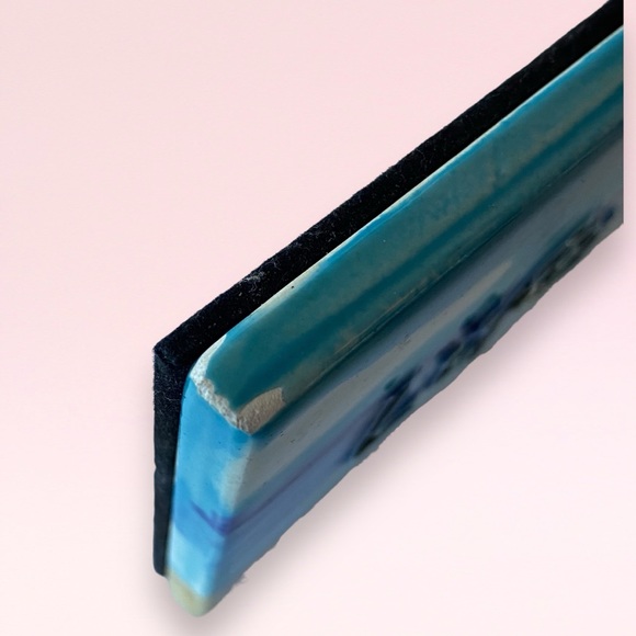 “Life is Good” Ceramic Tile Sign 15.75” Wall Hanging Beach Palm Trees - Picture 9 of 13